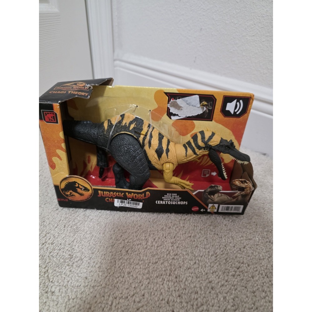 Jurassic‎ World Chaos Theory Wild Roar Ceratosuchops Action Figure